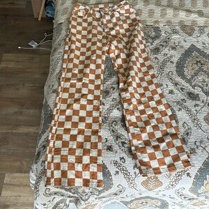 Baevely checkered pants size small
